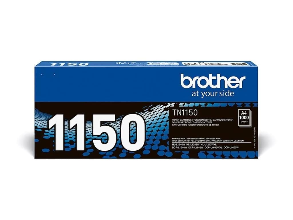 Brother Toner Cartridge TN1150 Black | High-Yield Laser Printer Ink for Brother Models — black