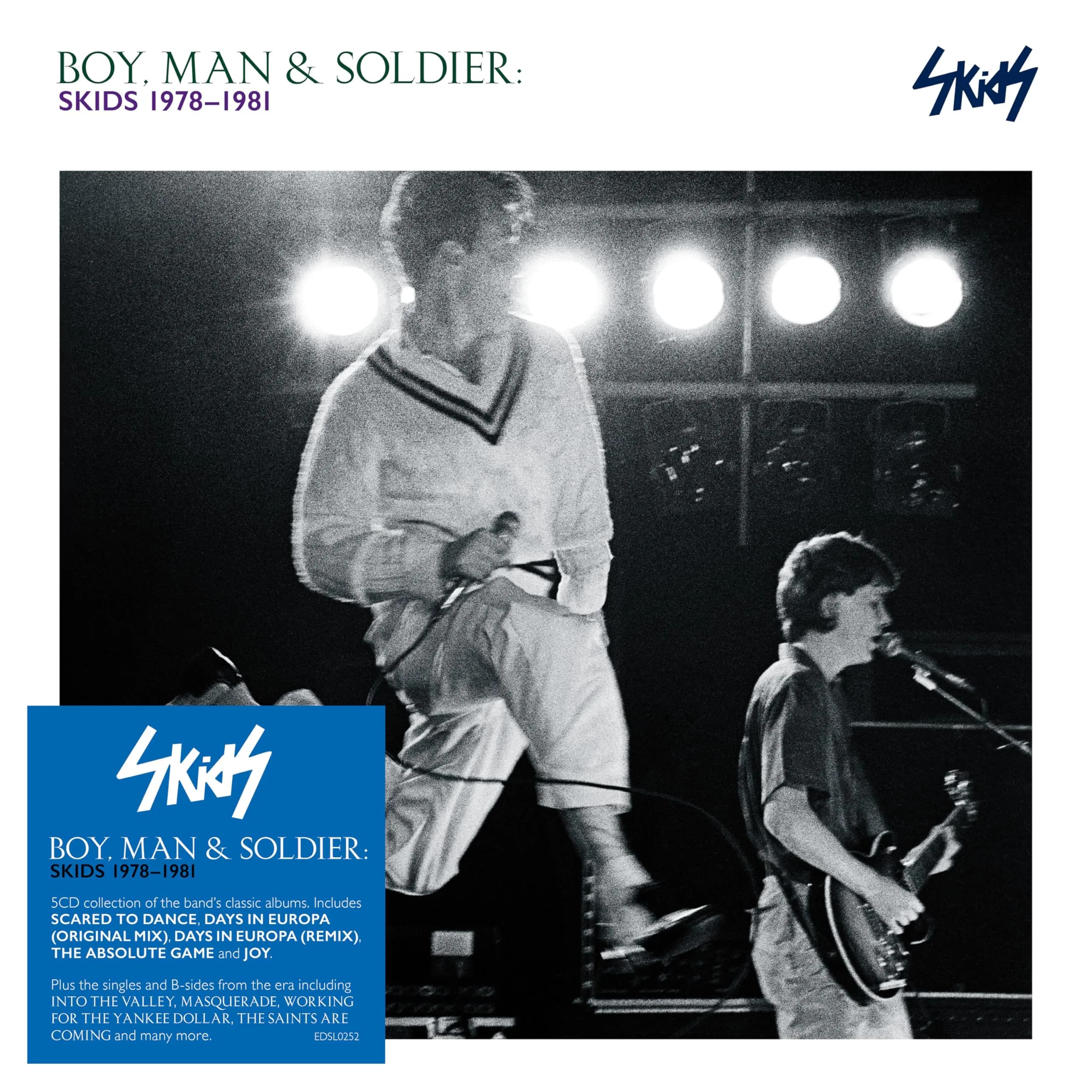 Edsel Boy Man & Soldier: Skids 1978-1981 | 5CD Boxset of UK Punk & New Wave Classics