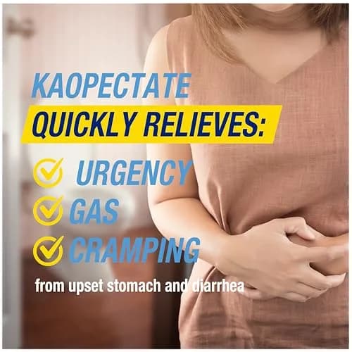 Kaopectate Multi-Symptom Anti-Diarrheal & Upset Stomach Reliever, 84 Caplet | Fast GI Discomfort Relief for Adults thumbnail 5