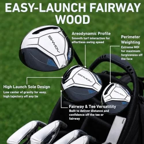 TaylorMade New Idea Package Set, Women's, Right-Handed, 11 Piece Graphite | Effortless Launch & Distance thumbnail 7