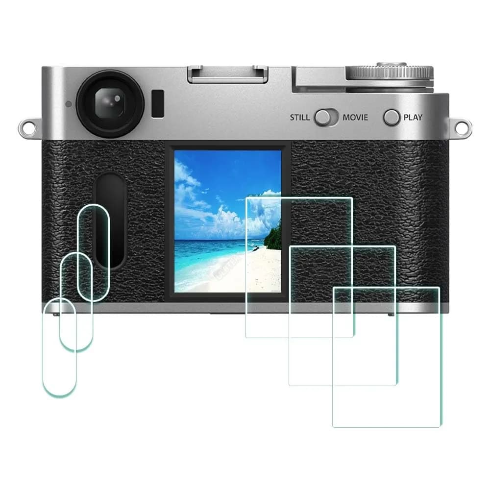 ULBTER Screen Protector for Fujifilm X Half Fuji X-HF 0.3mm | 9H Hardness, HD Clarity, Bubble-Free — 3 Set X half screen protector