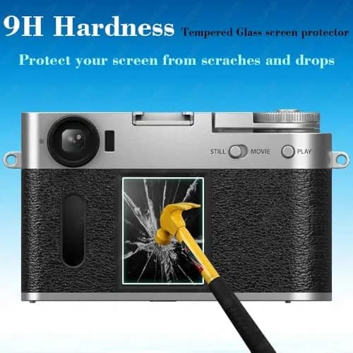 ULBTER Screen Protector for Fujifilm X Half Fuji X-HF 0.3mm | 9H Hardness, HD Clarity, Bubble-Free thumbnail 4