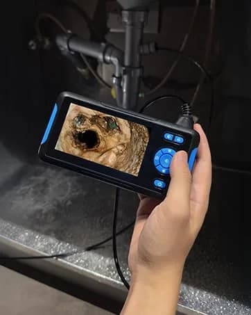 T TAKMLY Industrial Endoscope Borescope Inspection Camera - Blue Dual Lens 1080P with 4.3" LCD & 16.5FT Cable - view 8