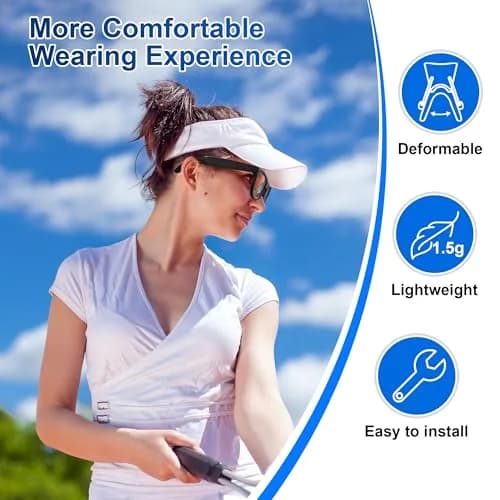 RCstyle Black Silicone Nose Pads for Ray-Ban Meta Wayfarer Gen 2/1 Smart Glasses | Anti-Slip Clip-on Fit thumbnail 4