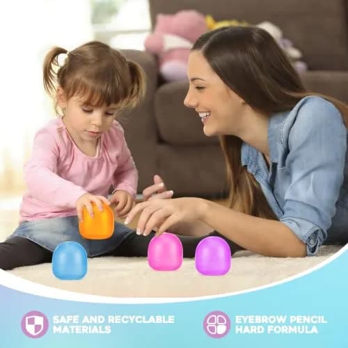 AuraGlaze Gumdrop Squishy Stress Ball Orange 135g (4.75 oz) | Non-Toxic Silicone for Kids & Adults thumbnail 3