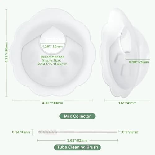 haakaa Petal Soft Silicone Milk Collector (2PCS) | BPA-Free, Leak-Free, Discreet Fit thumbnail 9