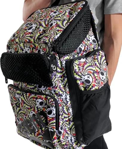 ARENA One Go Backpack Swimmers Athletes Sports Gym Rucksack 45L | Large Training Gear with Wet Management thumbnail 7