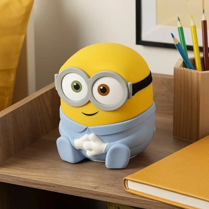 Paladone Minions Bob SquishyGlo Night Light 15cm | Rechargeable Silicone Kids & Adults thumbnail 4