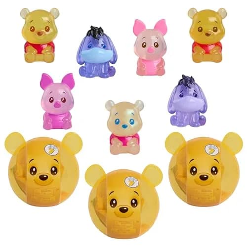 Just Play Disney Winnie the Pooh Bear-y Cute Jelly Figures 3-Pack | Squishy, Glittery, Collectible Toy for Kids 2+ thumbnail 1