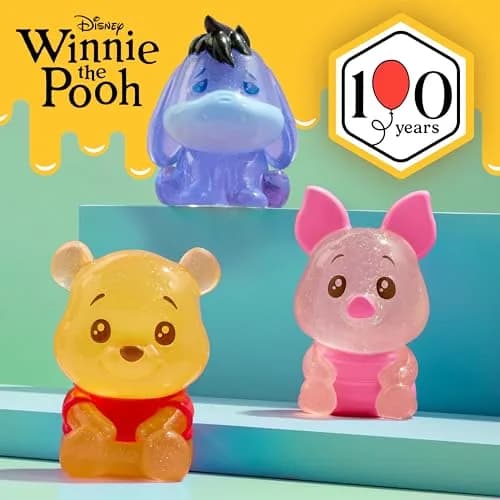 Just Play Disney Winnie the Pooh Bear-y Cute Jelly Figures 3-Pack | Squishy, Glittery, Collectible Toy for Kids 2+ thumbnail 4