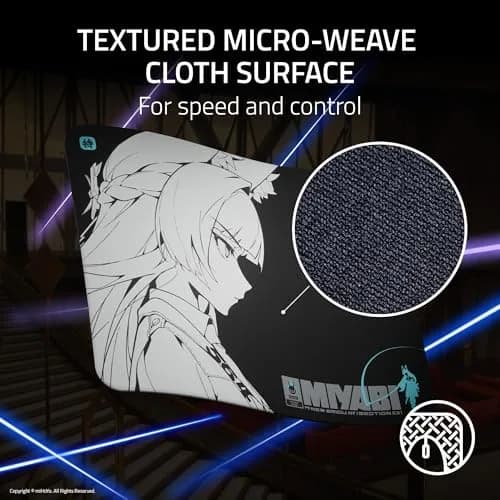 Razer Gigantus V2 Zenless Zone Zero Edition Medium Gaming Mouse Pad | Textured Micro-Weave Cloth Surface thumbnail 2