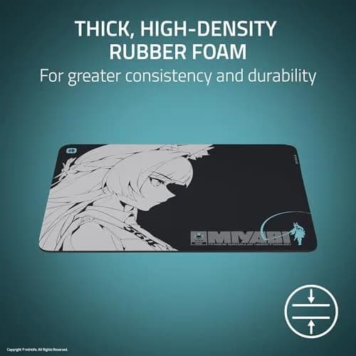 Razer Gigantus V2 Zenless Zone Zero Edition Medium Gaming Mouse Pad | Textured Micro-Weave Cloth Surface thumbnail 3