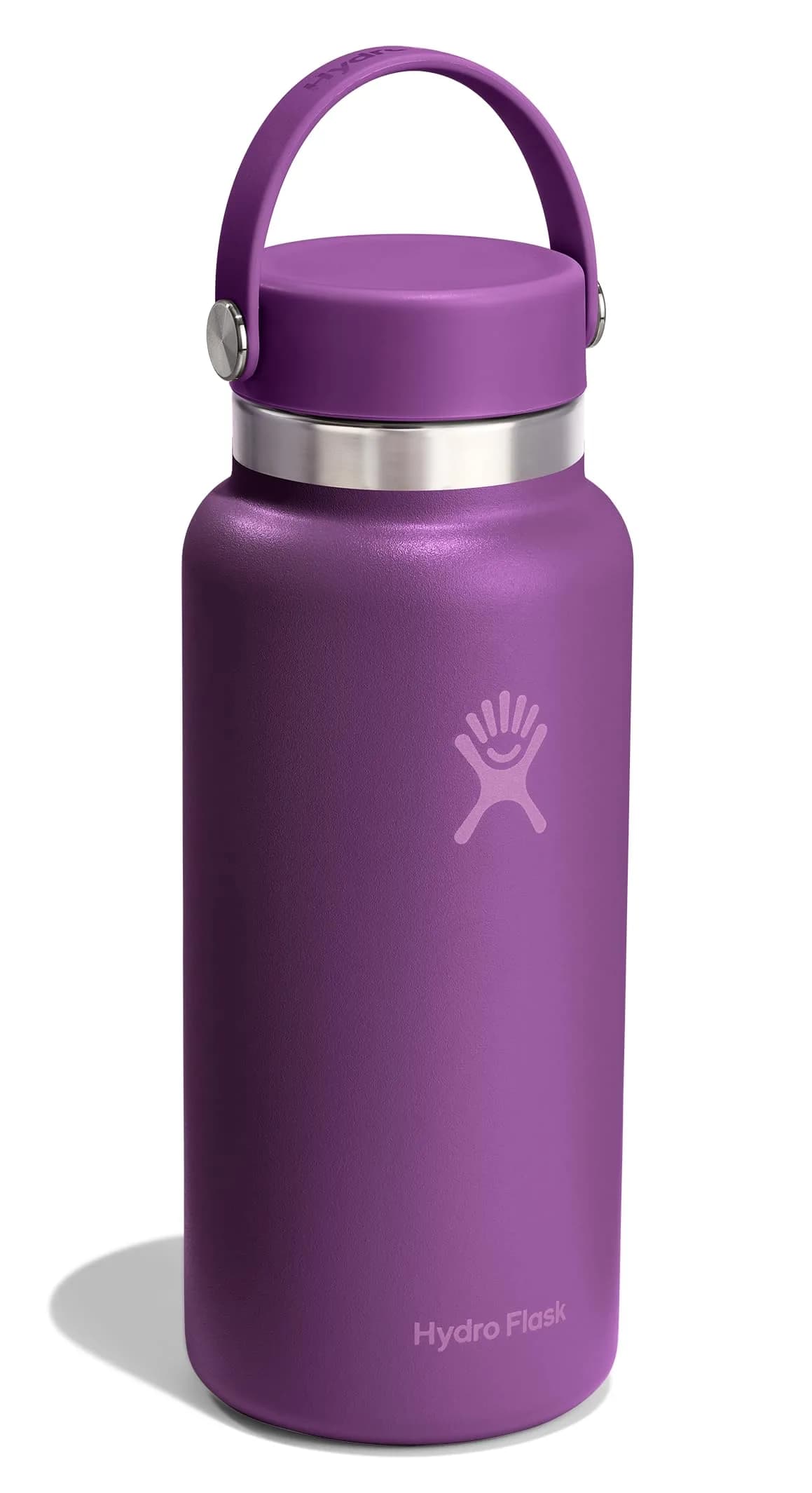 Hydro Flask 32 Oz Wide Mouth Water Bottle in Beachplum Purple - Insulated Stainless Steel, Leakproof thumbnail 2