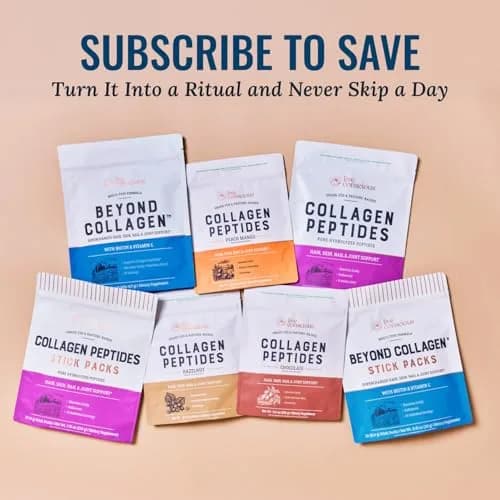 Live Conscious Collagen Peptides Powder Hazelnut 12.4oz (353g) | Type I & III Grass-Fed Bovine Protein for Skin, Hair, Nails & Joints thumbnail 5