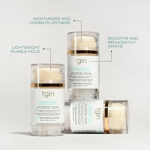 Thank God It's Natural tgin Smooth & Sleek Wax Stick 2.7 oz | Controls Frizz & Flyaways, Touchable Shine thumbnail 3