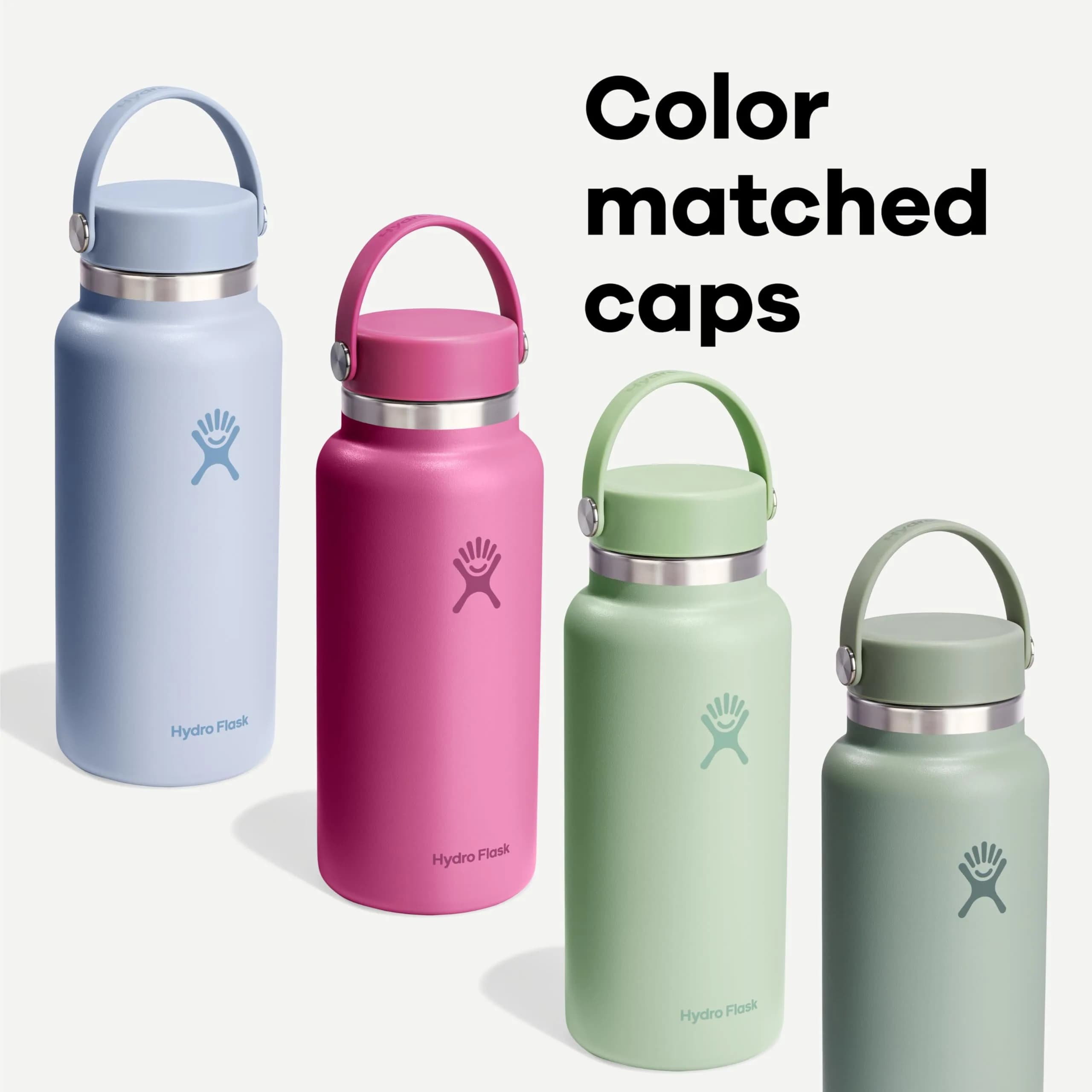 Hydro Flask 40 Oz Wide Mouth Water Bottle - Beachplum Purple | Insulated Stainless Steel, Leakproof - view 4