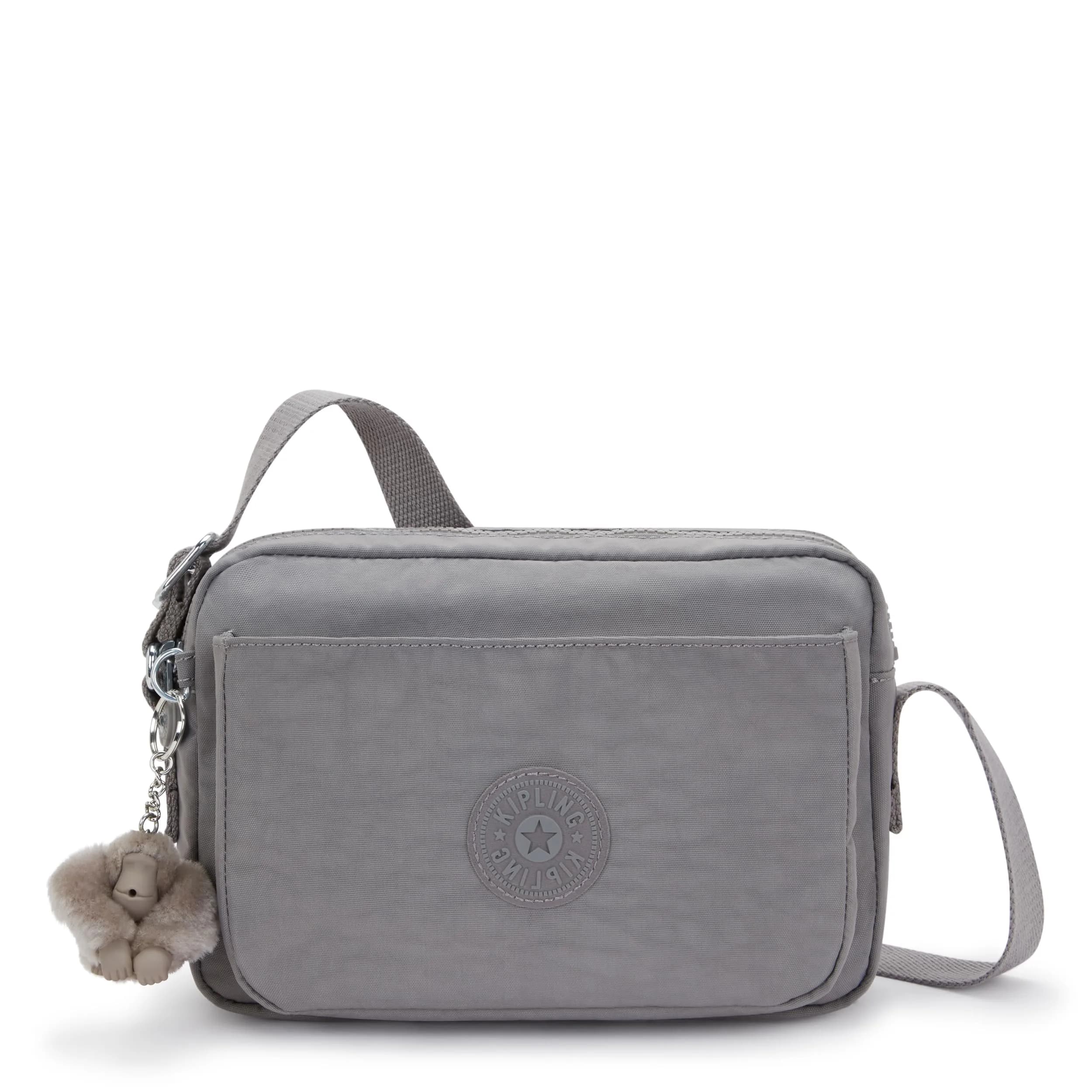 Kipling Abanu Medium Crossbody Bag 25cm (9.5"L x 6.75"H x 3.5"D) | Lightweight Nylon Multi-Compartment Bag