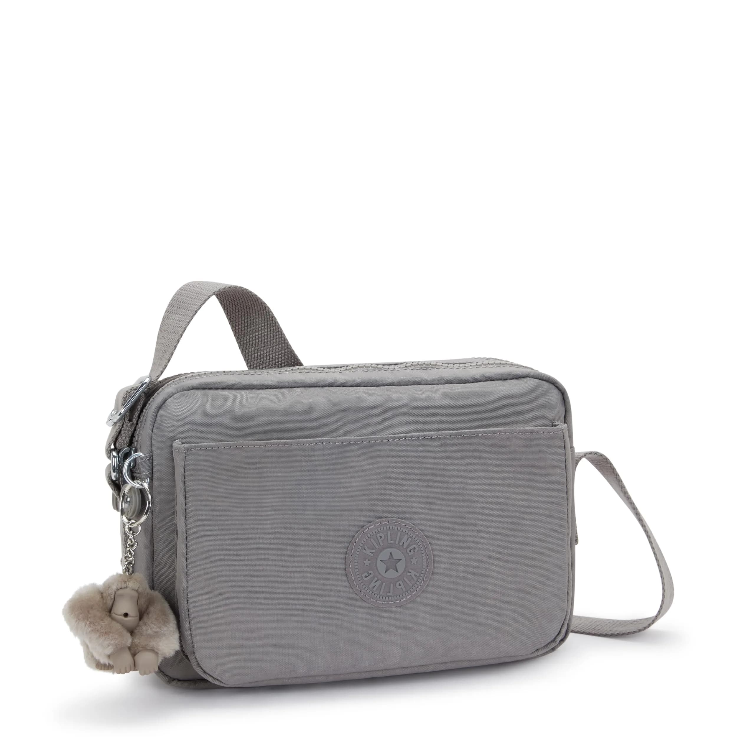 Kipling Abanu Medium Crossbody Bag 25cm (9.5"L x 6.75"H x 3.5"D) | Lightweight Nylon Multi-Compartment Bag - view 4
