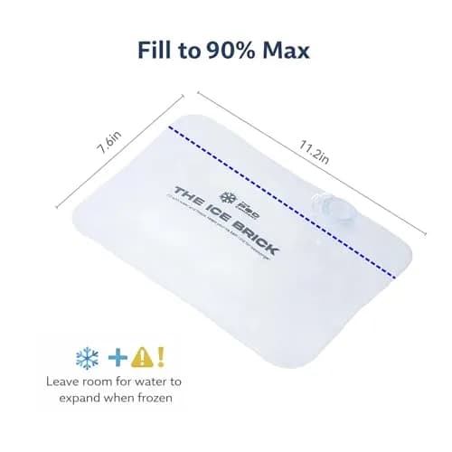 THE POD COMPANY 6-Pack Ice Brick | Reusable 3 lb Ice Blocks for Cold Plunge, Long-Lasting Cooling (en_US) thumbnail 2