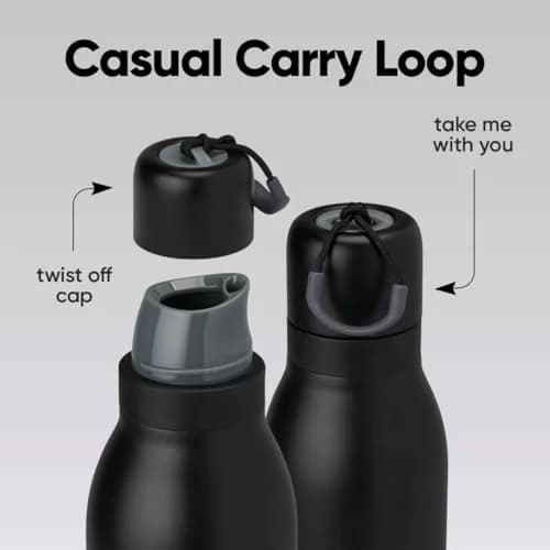Owala FreeSip Twist Stainless Steel Water Bottle 24 oz Blue Jay | Double-Walled Insulated, Leak-Proof, BPA-Free thumbnail 3
