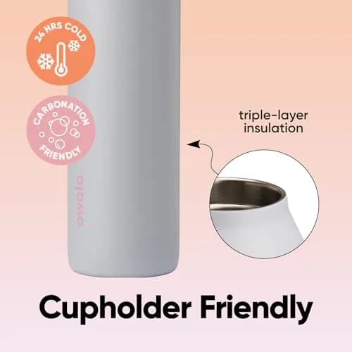 Owala FreeSip Twist Stainless Steel Water Bottle 24 oz Beach House | Double-Walled Insulated, Leak-Proof, BPA-Free thumbnail 3