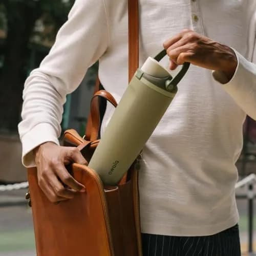 Owala FreeSip Sway Stainless Steel Water Bottle 30 oz | Triple-Layer Insulation & Travel-Friendly Design thumbnail 7