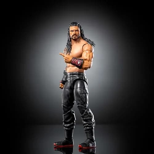 Mattel WWE Elite Roman Reigns Action Figure & Accessories | 6-inch Collectible with Articulation & Accessories thumbnail 5