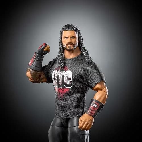 Mattel WWE Elite Roman Reigns Action Figure & Accessories | 6-inch Collectible with Articulation & Accessories thumbnail 3