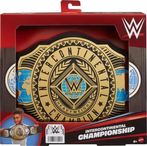 Mattel WWE Intercontinental Championship Title Belt for Kids | 39.37 inches (100 cm) thumbnail 4