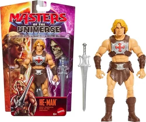 Masters of the Universe 2026 Movie He-Man Action Figure | 5.5-inch, Movable Joints, Movie Likeness thumbnail 1