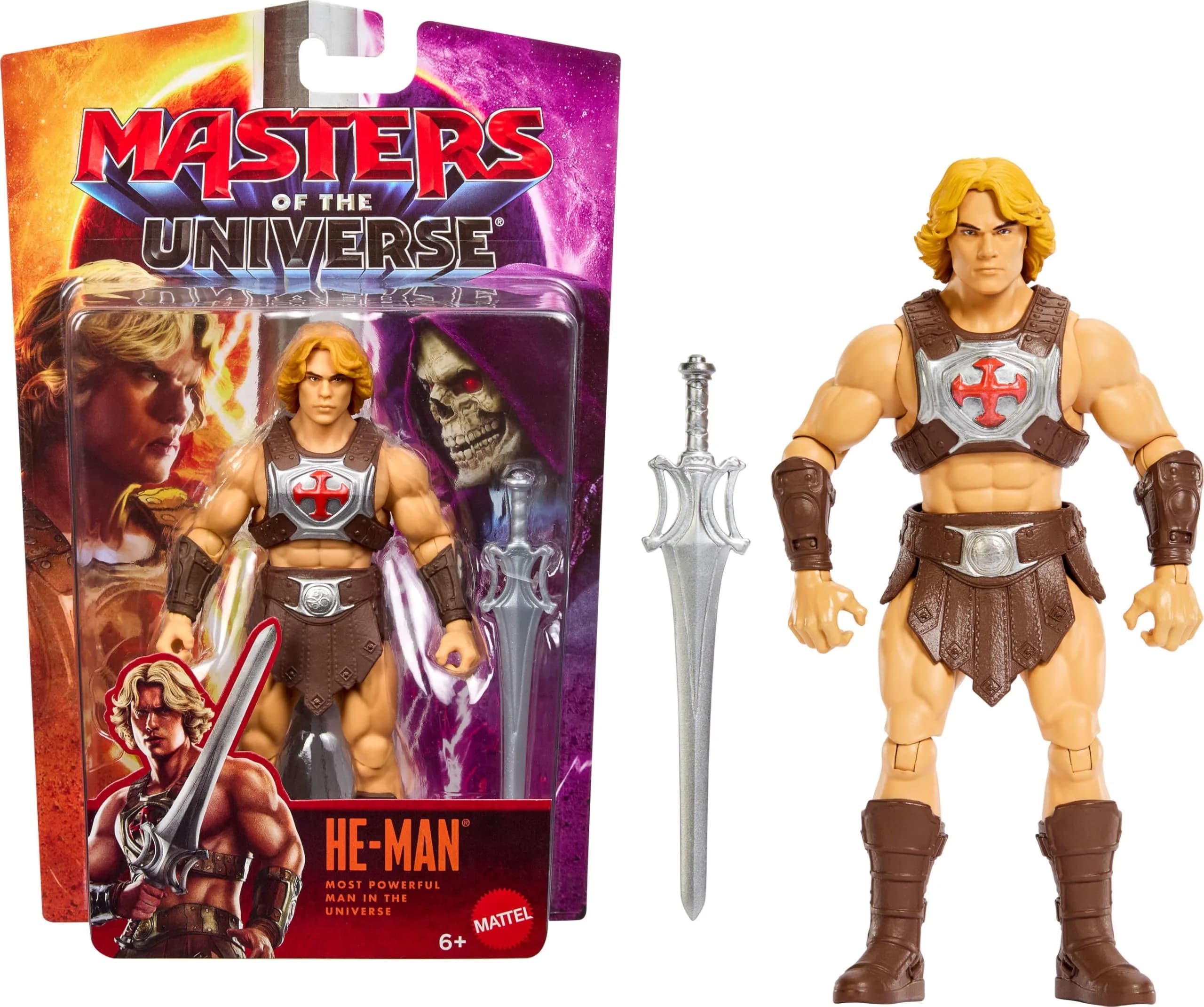 Masters of the Universe 2026 Movie He-Man Action Figure | 5.5-inch, Movable Joints, Movie Likeness — Multicolor