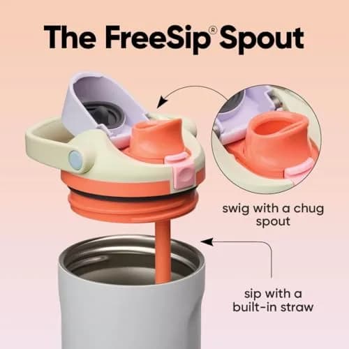 Owala FreeSip Sway Stainless Steel Water Bottle 40 oz Beach House | Triple-Layer Insulated, Leak-Proof, BPA-Free thumbnail 2