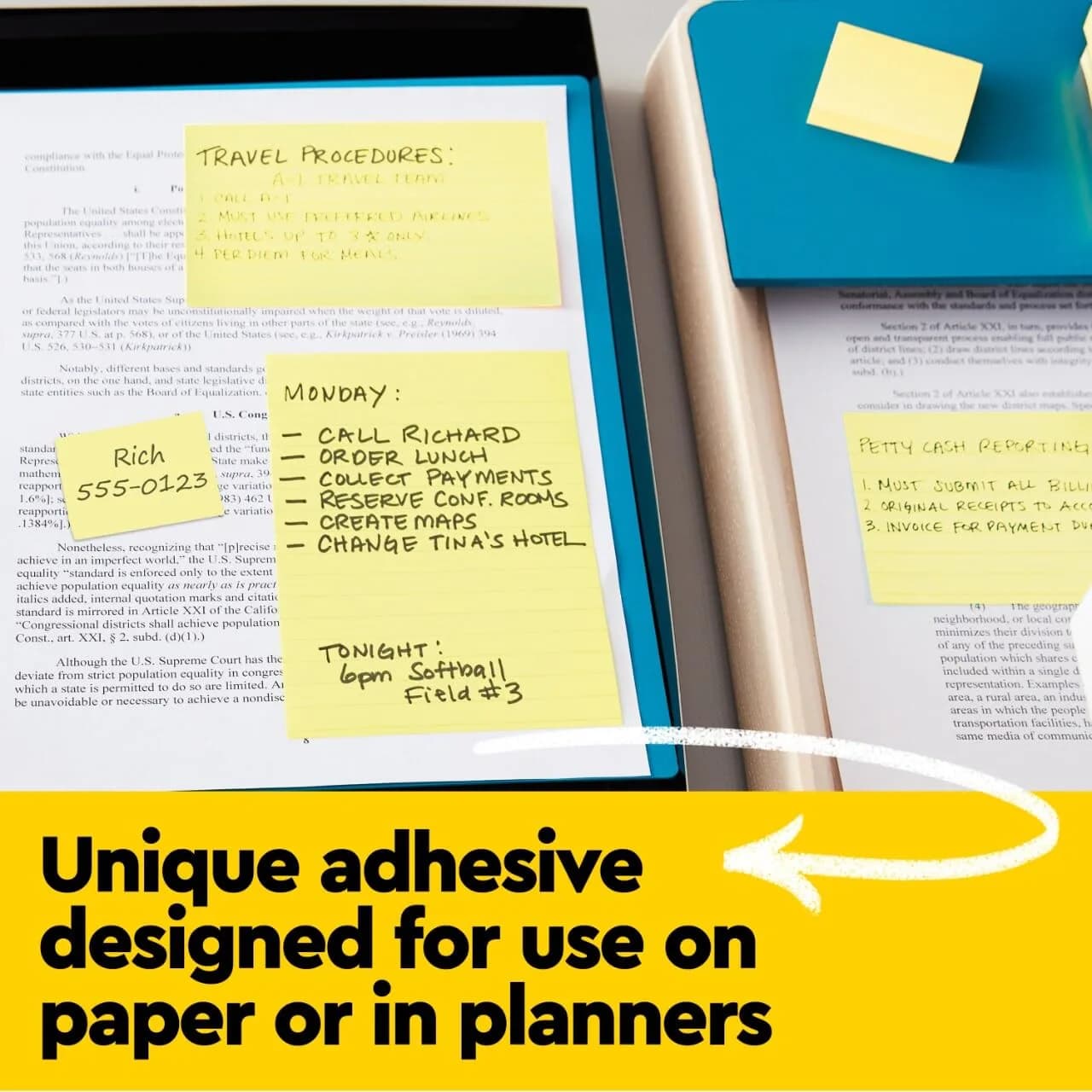 Post-it Notes 3 in x 3 in | Bulk Pack Self-Stick Notes - view 6