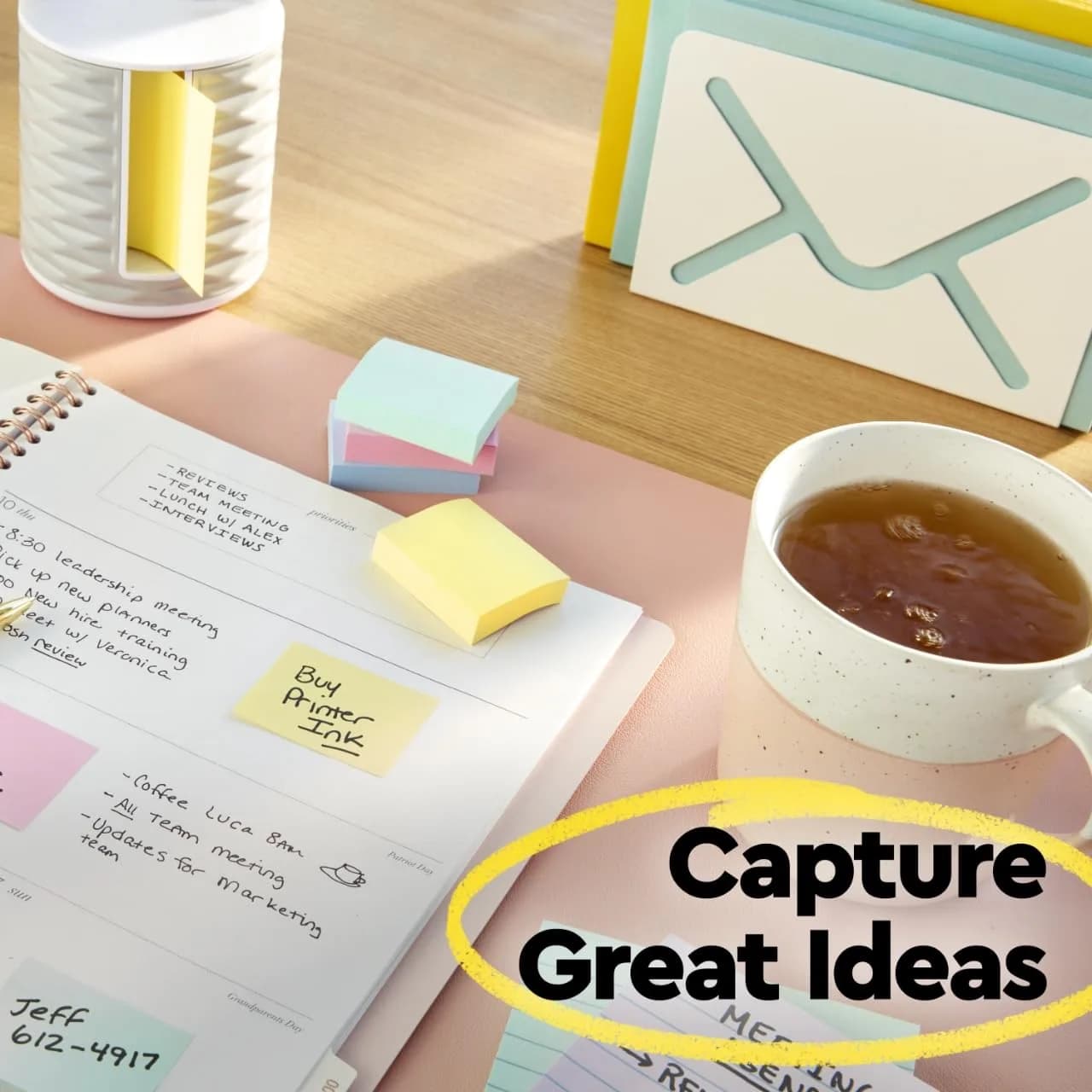 Post-it Notes 3 in x 3 in | Bulk Pack Self-Stick Notes - view 8