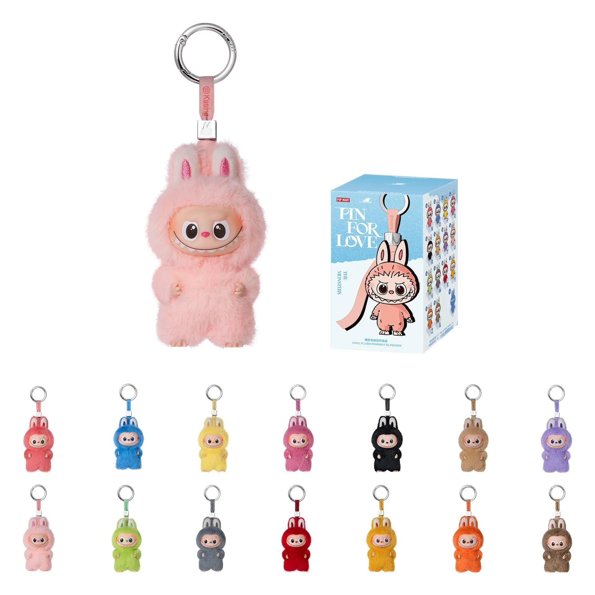 POP MART THE MONSTERS Pin for Love Series Blind Box Single Box 10.5 cm (4.13 inches) | Collectible Vinyl Figure - main product image
