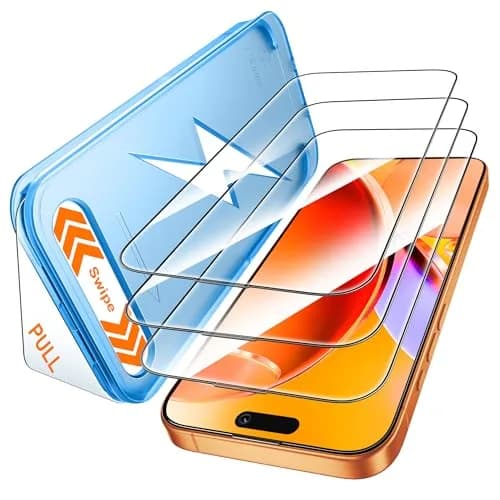 Mkeke for iPhone 17 Pro Screen Protector 3 Pack 6.3 Inch | Military-Grade Drop & Impact Protection thumbnail 1