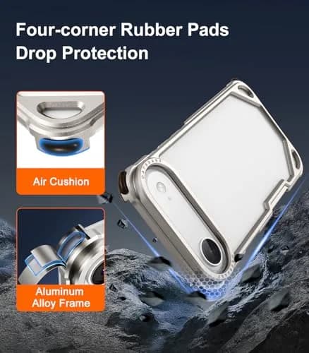 OATSBASF Metal Bumper Case for iPhone Air 6.5 inch (16.5 cm) | MagSafe Compatible, Shockproof Aluminum Frame thumbnail 3