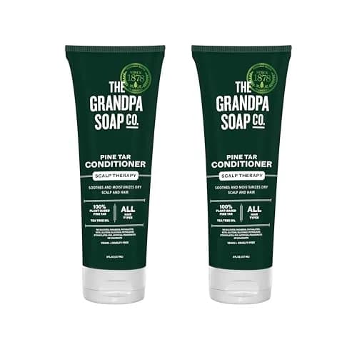 Grandpa's Pine Tar Conditioner 8 Fl Oz | Soothes & Moisturizes Dry Scalp, Vegan, Sulfates & Parabens Free thumbnail 1