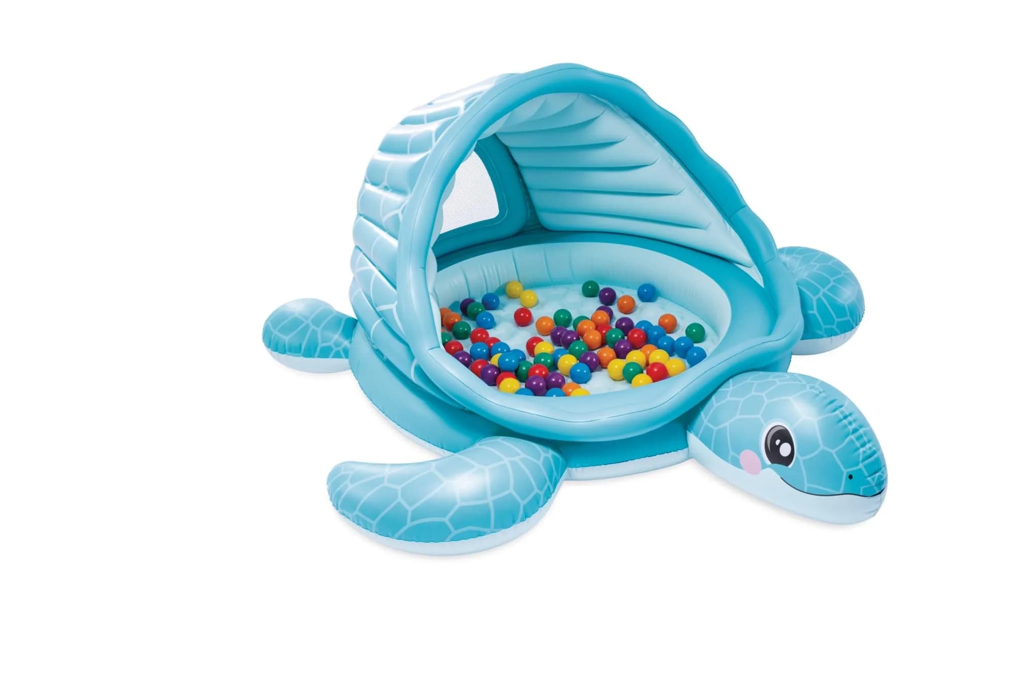 Intex Turtle Cove Playland Inflatable Paddling Pool or Ball Pit, 86" x 81" x 38" | Authentic USA Import - main product image