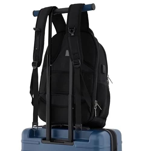 Scotch & Soda Tilburg Luggage Heritage Blue 19-Inch Trunk Briefcase | Modern Travel Design with TSA Lock thumbnail 2