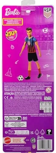 Barbie Careers USSF Soccer Player Ken Doll & Accessories | Role-Play Fun for Kids 3+ thumbnail 6