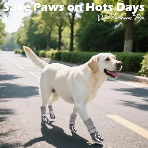 EXPAWLORER Anti-Slip Dog Socks XL (3.5in Paw Width) | Prevent Licking & Slipping on Hot Pavement & Floors thumbnail 3