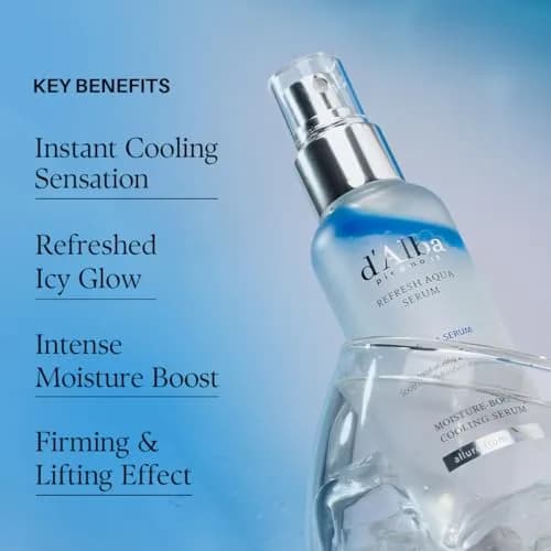 d'alba Piedmont White Truffle Refresh Aqua Serum 3.38 fl oz | Vegan, Non Comedogenic, Glow Serum thumbnail 4