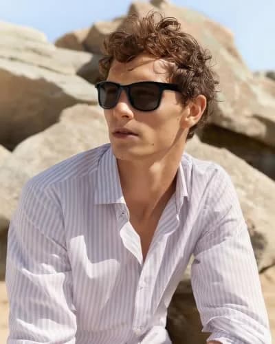 BandSmith Polarized Replacement Lenses for Ray-Ban Meta Wayfarer RW4008 & RW4012 (53mm Gray) thumbnail 5