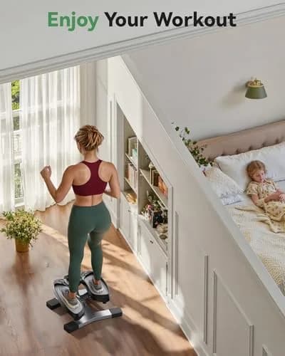 Sportsroyals Twist Stair Stepper with Resistance Bands & Exercise Mat | Fat Burning & Compact Design thumbnail 7
