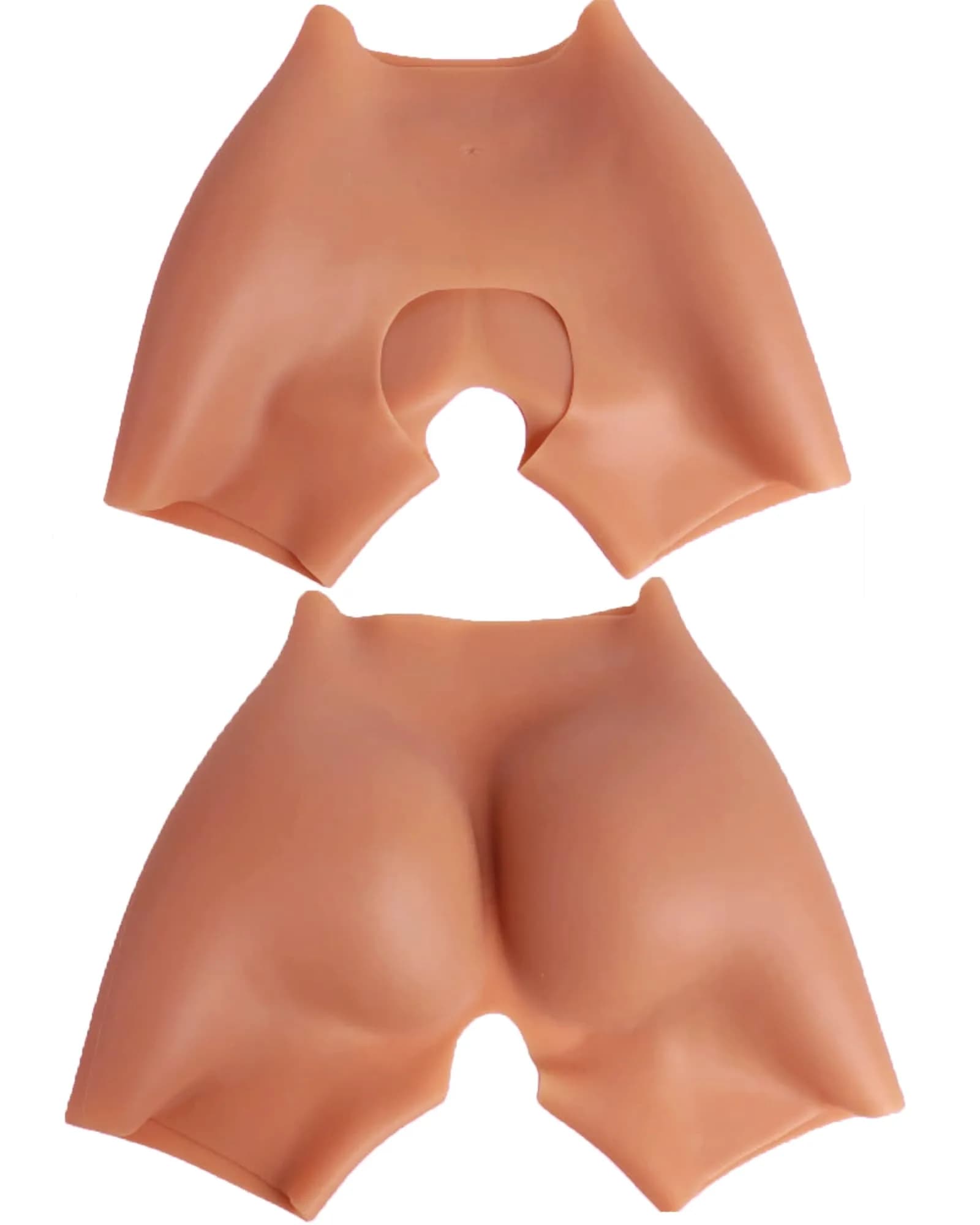 VENDAU Premium Silicone Hip Enhancer Pads for Women - Natural Butt Lift Shapewear | Body Shaper for Curvy Enhancement Butt Pants (1 Pair, Tan 0.8cm Thick) — Tan 0.8cm Thick 2kg
