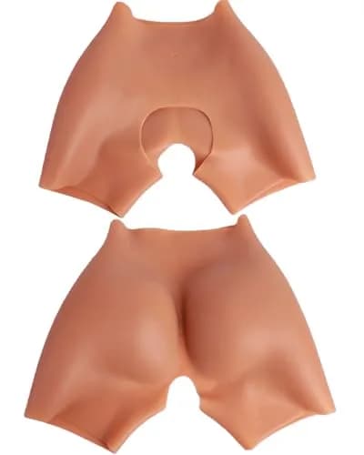 VENDAU Premium Silicone Hip Enhancer Pads for Women - Natural Butt Lift Shapewear | Body Shaper for Curvy Enhancement Butt Pants (1 Pair, Tan 0.8cm Thick) thumbnail 1