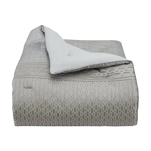 J. Queen New York Melbourne Cloud Queen Comforter Set | Luxurious Geometric Design Polyester Bedding thumbnail 6