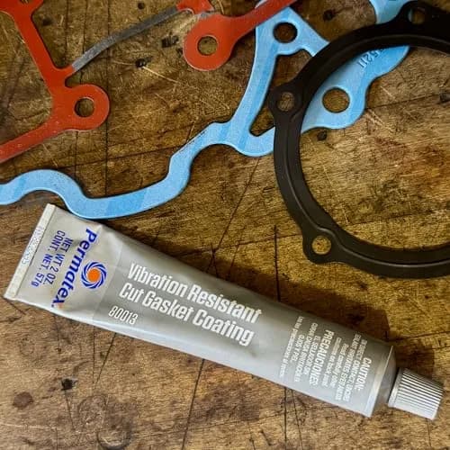 Permatex Grey Cut Gasket Coating 2 Fl Oz (59 ml) | High Torque, Vibration-Resistant Silicone Sealant thumbnail 4