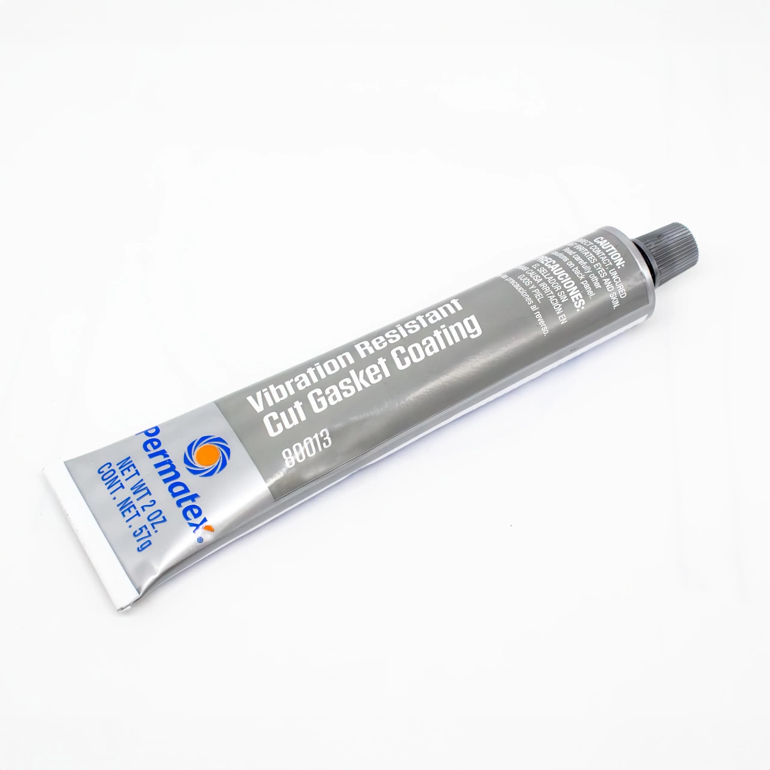 Permatex Grey Cut Gasket Coating 2 Fl Oz (59 ml) | High Torque, Vibration-Resistant Silicone Sealant - view 2